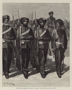 Troupes indiennes ordonnées pour le service en Europe, le 31e infanterie indigène du Bengale